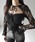 me+em select�i�~�[���Z���N�g�j�́u�y �Qcolor �z�`���[�J�[�l�b�N���{���R���Z�b�g���[�X�g�b�v�X �^ choker neck ribbon corset lace tops�i���̑��g�b�v�X�j�v�b�u���b�N