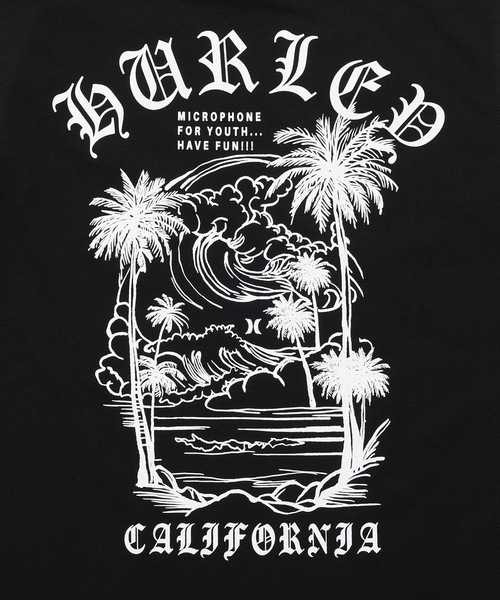 Hurley （ハーレー）の「【Hurley/ハーレー】ロゴタンクトップ　バックプリント　吸汗速乾　CAL. PARADISE SL（タンクトップ・メンズ・ホワイト/チャコールグレー/ブラック・LARGE/MEDIUM/X-LARGE/SMALL）」の9枚目の写真