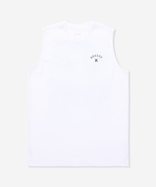 Hurley （ハーレー）の「【Hurley/ハーレー】ロゴタンクトップ　バックプリント　吸汗速乾　CAL. PARADISE SL（タンクトップ・メンズ・ホワイト/チャコールグレー/ブラック・LARGE/MEDIUM/X-LARGE/SMALL）」の4枚目の写真