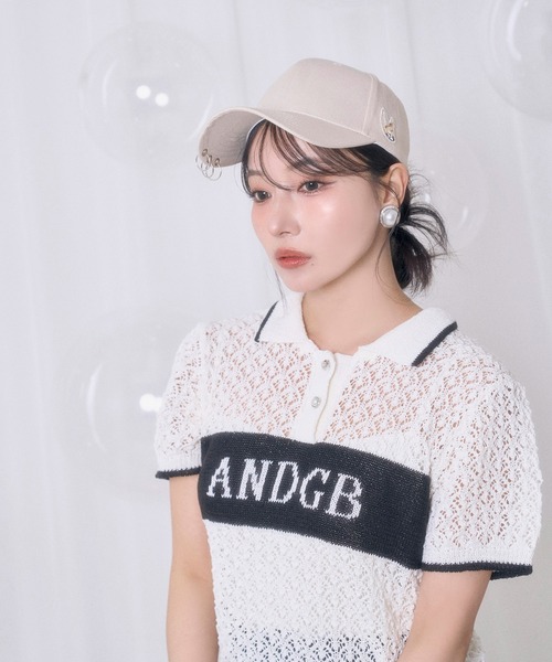 ANDGEEBEE（アンジービー）の「UNISEX フェネックワッペンピアスキャップ（キャップ・レディース・ベージュ/ブラック・FREE）」の14枚目の写真