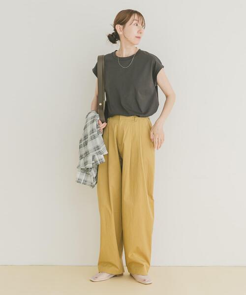 ITEMS URBANRESEARCH(アイテムズ アーバンリサーチ)の「ナイロンコクーンパンツ(その他パンツ・レディース・カーキ/ネイビー/ベージュ・FREE)」の6枚目の写真