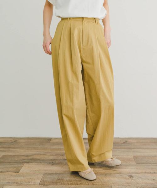 ITEMS URBANRESEARCH(アイテムズ アーバンリサーチ)の「ナイロンコクーンパンツ(その他パンツ・レディース・カーキ/ネイビー/ベージュ・FREE)」の9枚目の写真