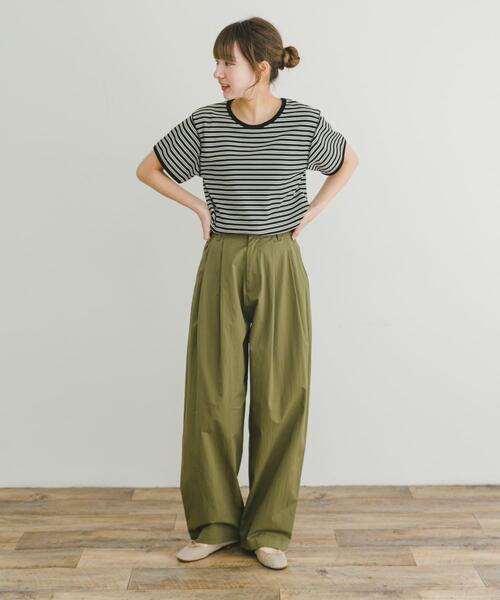 ITEMS URBANRESEARCH(アイテムズ アーバンリサーチ)の「ナイロンコクーンパンツ(その他パンツ・レディース・カーキ/ネイビー/ベージュ・FREE)」の21枚目の写真