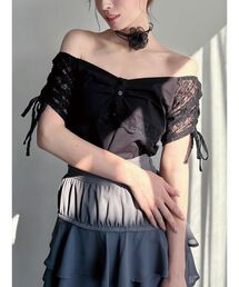 RESEXXY | レースドッキングTシャツ(Tシャツ/カットソー)