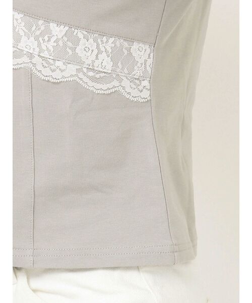 RESEXXY(リゼクシー)の「レースドッキングTシャツ(Tシャツ/カットソー・レディース・ブラック/グレー/ホワイト・FREE)」の22枚目の写真