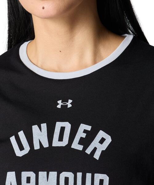UNDER ARMOUR(アンダーアーマー)の「UAライブ ボックス ショートスリーブ Tシャツ(トレーニング/レディース)(Tシャツ/カットソー・レディース・ブラック・M/L/XL/S)」の5枚目の写真