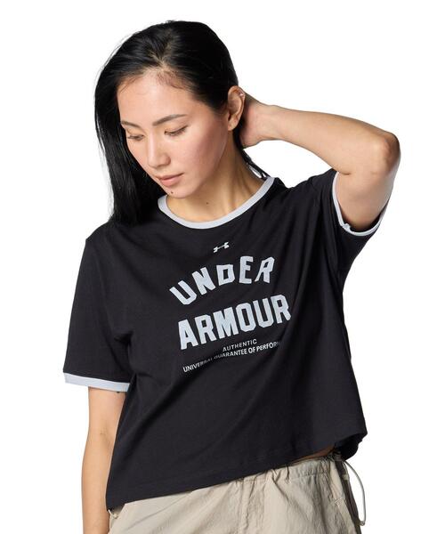 UNDER ARMOUR(アンダーアーマー)の「UAライブ ボックス ショートスリーブ Tシャツ(トレーニング/レディース)(Tシャツ/カットソー・レディース・ブラック・M/L/XL/S)」の4枚目の写真