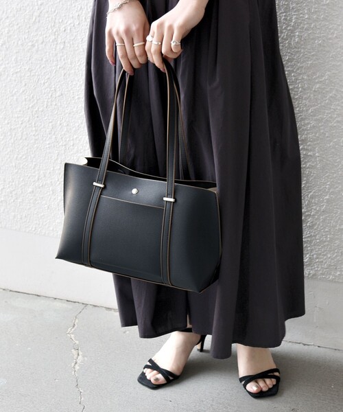 Archivio ボストンバック セール】SHIPS any: バイカラー スクエア ボストン バッグ