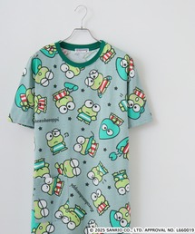 サンリオキャラクターズ プリント天竺総柄スーパーBIG Tシャツ
