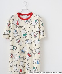 サンリオキャラクターズ プリント天竺総柄スーパーBIG Tシャツ