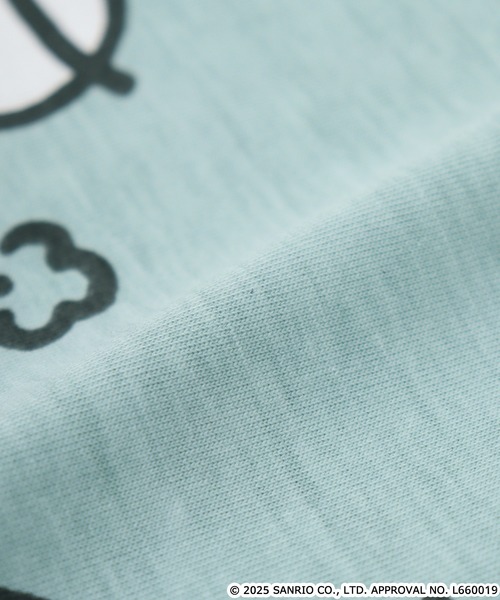 sanrio(サンリオ)の「サンリオキャラクターズ プリント天竺総柄スーパーBIG Tシャツ(Tシャツ/カットソー・メンズ・オフホワイト/ローズ/ライトカーキ/サックスブルー/ブルーグレー/ネイビー/チャコール・M/LL/L)」の19枚目の写真