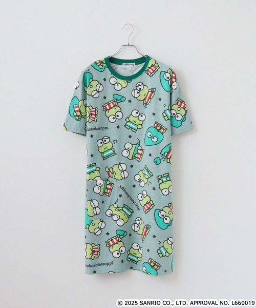 sanrio(サンリオ)の「サンリオキャラクターズ プリント天竺総柄スーパーBIG Tシャツ(Tシャツ/カットソー・メンズ・オフホワイト/ローズ/ライトカーキ/サックスブルー/ブルーグレー/ネイビー/チャコール・M/LL/L)」の12枚目の写真