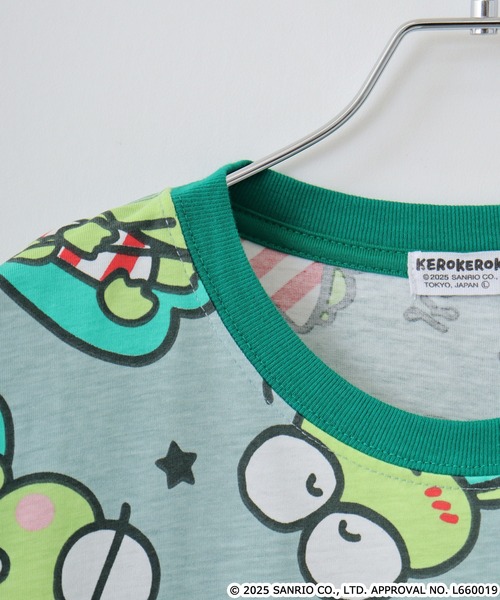 sanrio(サンリオ)の「サンリオキャラクターズ プリント天竺総柄スーパーBIG Tシャツ(Tシャツ/カットソー・メンズ・オフホワイト/ローズ/ライトカーキ/サックスブルー/ブルーグレー/ネイビー/チャコール・M/LL/L)」の13枚目の写真