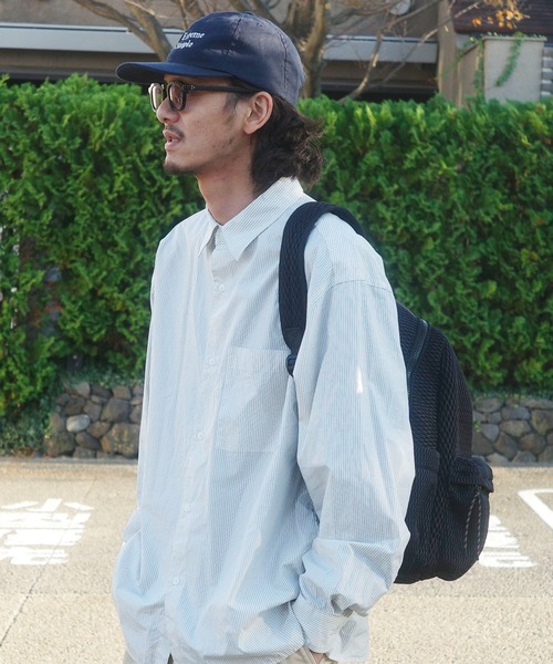 EDITA.(エディータ)の「洗濯機で洗える Washable standard pockets backpack 大容量 / 通学 / A4収納(バックパック/リュック・レディース・ブラック×グレー/ブラック・FREE)」の20枚目の写真