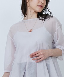 Bijou R.I （ビジューアールアイ）の「＜Bijou R.I (ビジューアールアイ)＞Clear Baroque Pearl ネックレス（その他ヘアアクセサリー）」