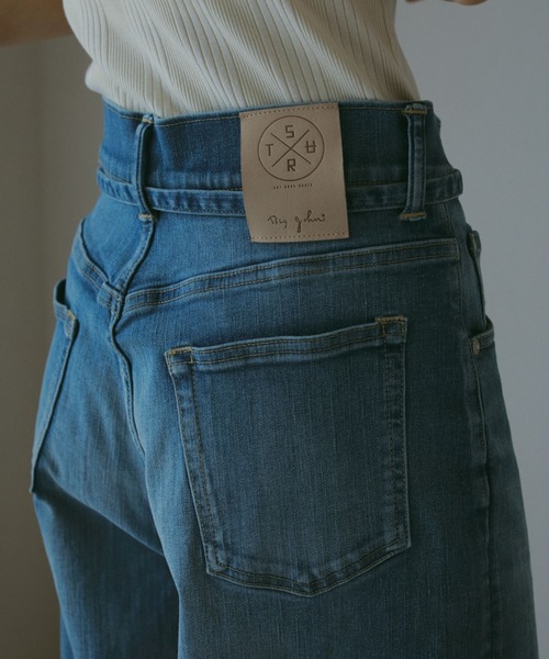 CASA FLINE(カーサフライン)の「【SURT×CASA FLINE】デニムワイドパンツ(デニムパンツ・レディース・ブルー/ホワイト・0/1/2)」の5枚目の写真