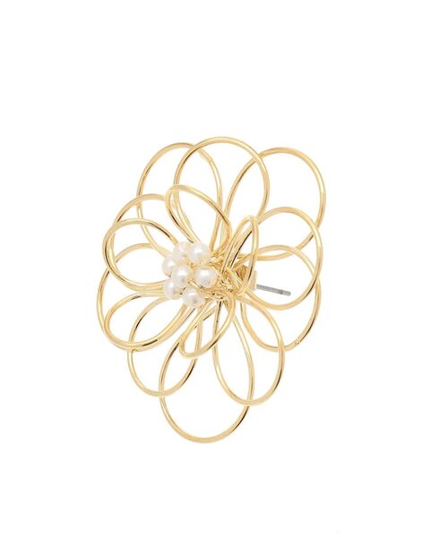 RESEXXY(リゼクシー)の「フラワーパールピアス(ピアス(両耳用)・レディース・ゴールド/シルバー・FREE)」の7枚目の写真