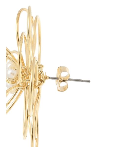 RESEXXY(リゼクシー)の「フラワーパールピアス(ピアス(両耳用)・レディース・ゴールド/シルバー・FREE)」の8枚目の写真