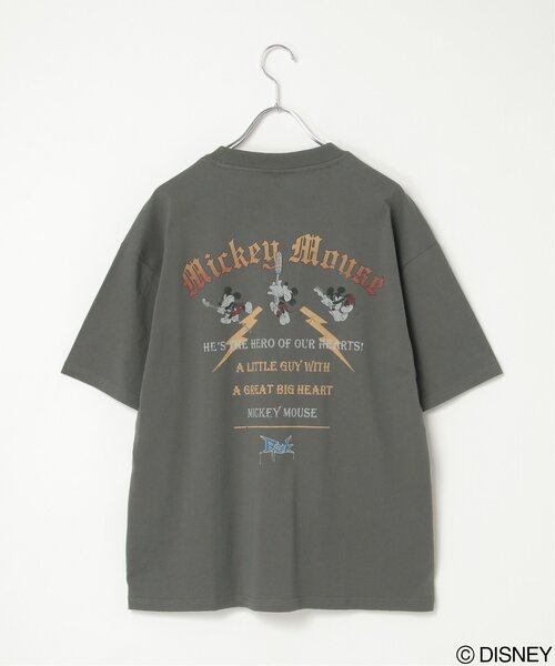 セール】ミッキーマウスピグメント風Tシャツ（Tシャツ