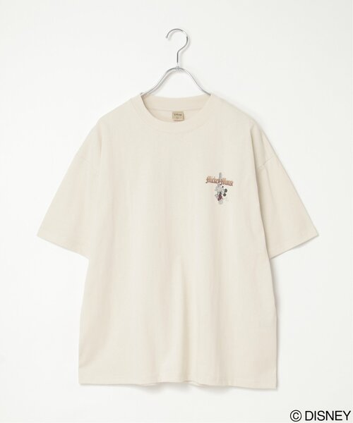 セール】ミッキーマウスピグメント風Tシャツ（Tシャツ