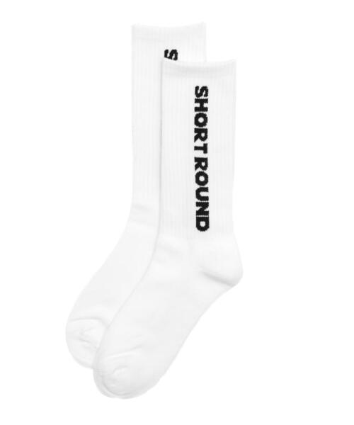 SHORT ROUND（ショートラウンド）の「SHORT ROUND/ロゴソックス（ソックス/靴下・メンズ・ブラック/ホワイト/ライトグレー・FREE）」の8枚目の写真