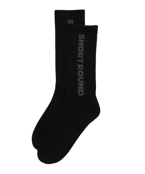 SHORT ROUND（ショートラウンド）の「SHORT ROUND/ロゴソックス（ソックス/靴下・メンズ・ブラック/ホワイト/ライトグレー・FREE）」の10枚目の写真