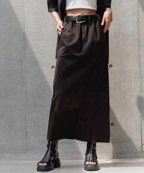 PAGEBOY（ページボーイ）の「エスカルゴナロースカート（スカート・レディース・グレー/ブルー系その他/ブラック/インディゴブルー・FREE）」の13枚目の写真