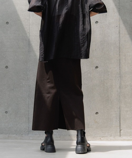 PAGEBOY（ページボーイ）の「エスカルゴナロースカート（スカート・レディース・グレー/ブルー系その他/ブラック/インディゴブルー・FREE）」の14枚目の写真