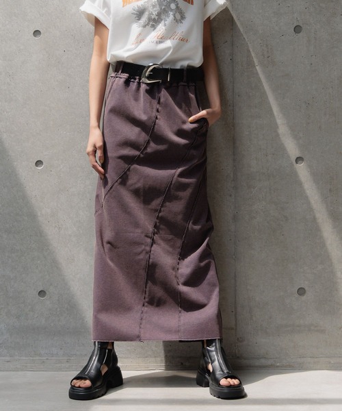 PAGEBOY（ページボーイ）の「エスカルゴナロースカート（スカート・レディース・グレー/ブルー系その他/ブラック/インディゴブルー・FREE）」の22枚目の写真