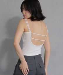 cheriella | 【cheriella】カップ付きバックストラップデザインキャミソール CUP-IN BACK STRAP DESIGN CAMISOLE(キャミソール)