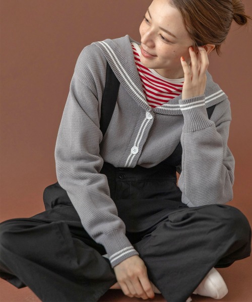 PAR ICI(パーリッシィ)の「オーガニックツイル 吊りパンツ(その他パンツ・レディース・カーキ/ブラック/アイボリー・FREE)」の8枚目の写真