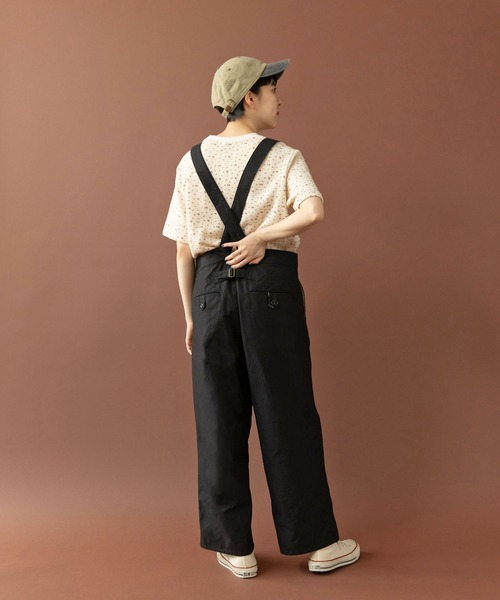 PAR ICI(パーリッシィ)の「オーガニックツイル 吊りパンツ(その他パンツ・レディース・カーキ/ブラック/アイボリー・FREE)」の17枚目の写真