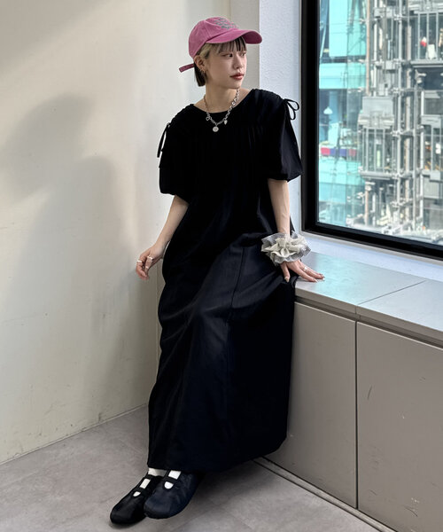 w closet(ダブルクローゼット)の「【セットアイテム】デニムベストワンピセット(ワンピース・レディース・オレンジ/アイボリー/ブラック・0/1)」の20枚目の写真