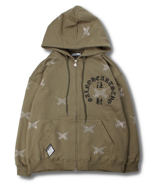 セール】【GALFY/ガルフィー】ピカピカ注射器パーカー（パーカー