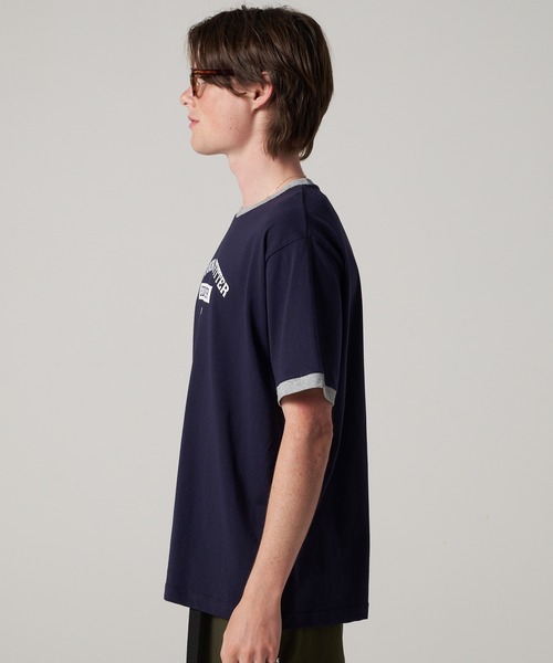 Eddie Bauer（エディーバウアー）の「トリム 半袖 Tシャツ（Tシャツ/カットソー・メンズ・エンジ/ネイビー/杢グレー・M/L/XL/XXL/S）」の11枚目の写真