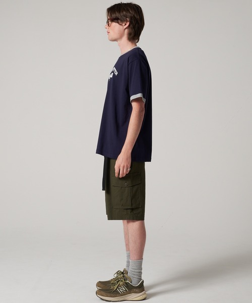 Eddie Bauer（エディーバウアー）の「トリム 半袖 Tシャツ（Tシャツ/カットソー・メンズ・エンジ/ネイビー/杢グレー・M/L/XL/XXL/S）」の7枚目の写真