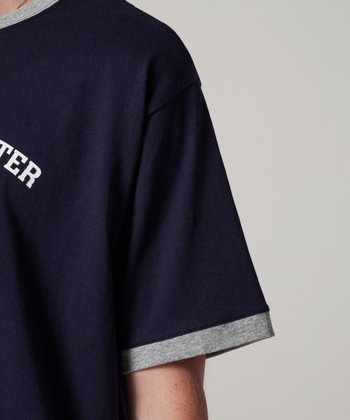 Eddie Bauer（エディーバウアー）の「トリム 半袖 Tシャツ（Tシャツ/カットソー・メンズ・エンジ/ネイビー/杢グレー・M/L/XL/XXL/S）」の15枚目の写真