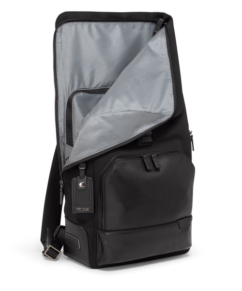 TUMI(トゥミ)の「HARRISON 「オズボーン」ロール・トップ・バックパック(バックパック/リュック・メンズ・ブラック×ブラック・FREE)」の2枚目の写真