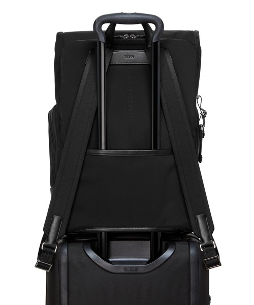 TUMI(トゥミ)の「HARRISON 「オズボーン」ロール・トップ・バックパック(バックパック/リュック・メンズ・ブラック×ブラック・FREE)」の6枚目の写真