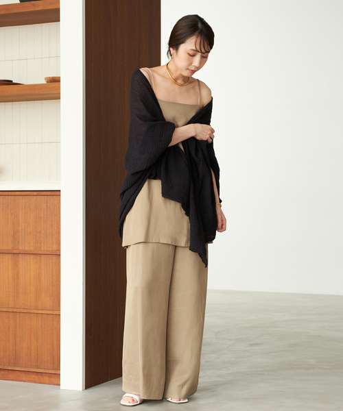 fibril linen 混 キャミソール plage｜《追加》fibril linen 混 キャミソール | Rakuten