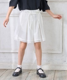 Amourire girl（アムリールガール）の「裾レース プリーツリボンスカート（スカート）」