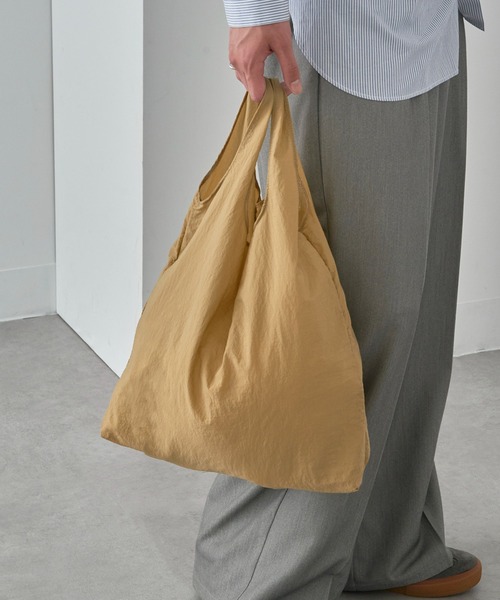 セール】【TRUSS】ナイロン ポケッタブル マルシェバッグ 撥水 エコ