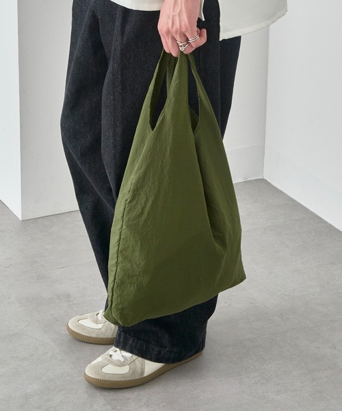 セール】【TRUSS】ナイロン ポケッタブル マルシェバッグ 撥水 エコ