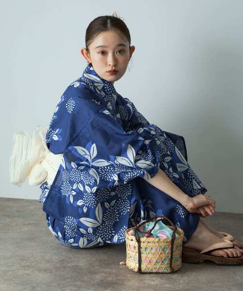 セール】浴衣2点セットA(変織紅梅)（浴衣）｜SENSE OF PLACE by