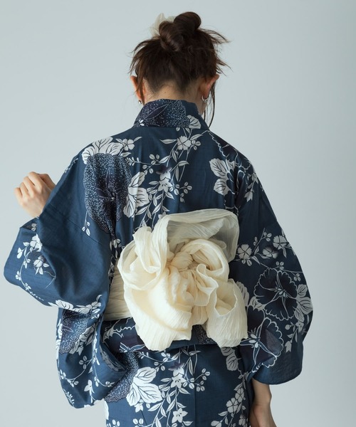 2581★少々難あり特価★上質紅梅織　浴衣反物★2点まとめて★幅39㎝＆38㎝★ 浴衣2点セットA(変織紅梅)（浴衣）｜SENSE OF PLACE by URBAN