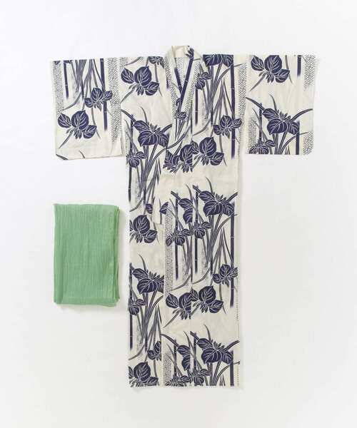 SENSE OF PLACE by URBAN RESEARCH(センスオブプレイスバイアーバンリサーチ)の「浴衣2点セットA(変織紅梅)(浴衣・レディース・パープル系その他/ホワイト系その他/ブルー系その他/その他1・ONE)」の12枚目の写真