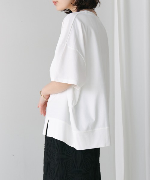 Bou Jeloud（ブージュルード）の「アートロゴカットソー（Tシャツ/カットソー・レディース・ホワイト/ブラック・FREE）」の7枚目の写真