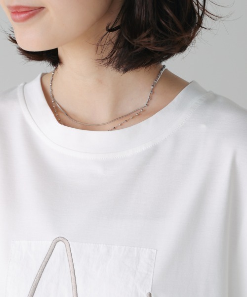 Bou Jeloud（ブージュルード）の「アートロゴカットソー（Tシャツ/カットソー・レディース・ホワイト/ブラック・FREE）」の10枚目の写真