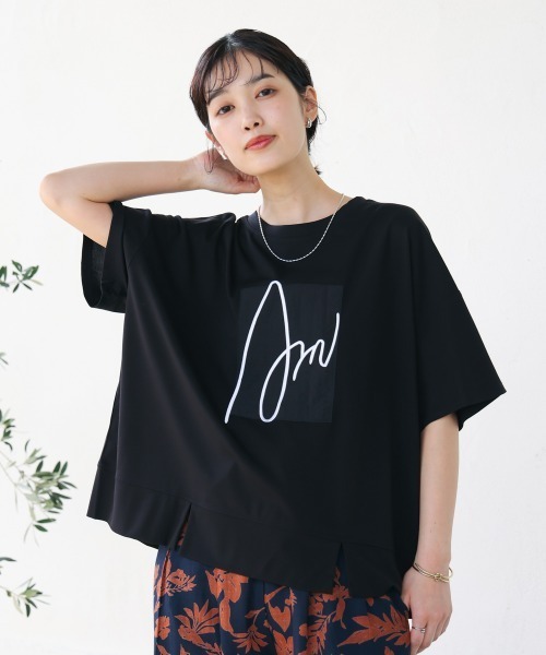 Bou Jeloud（ブージュルード）の「アートロゴカットソー（Tシャツ/カットソー・レディース・ホワイト/ブラック・FREE）」の15枚目の写真