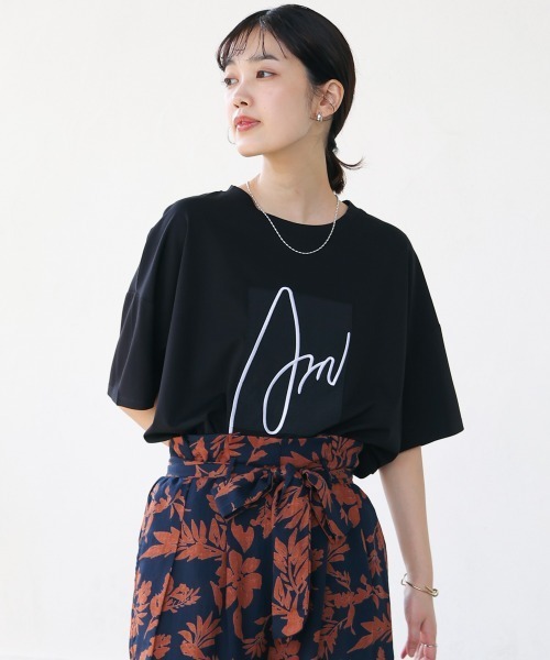 Bou Jeloud（ブージュルード）の「アートロゴカットソー（Tシャツ/カットソー・レディース・ホワイト/ブラック・FREE）」の18枚目の写真